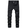 LUXENK© "Ripped Skinny Biker" JEANS