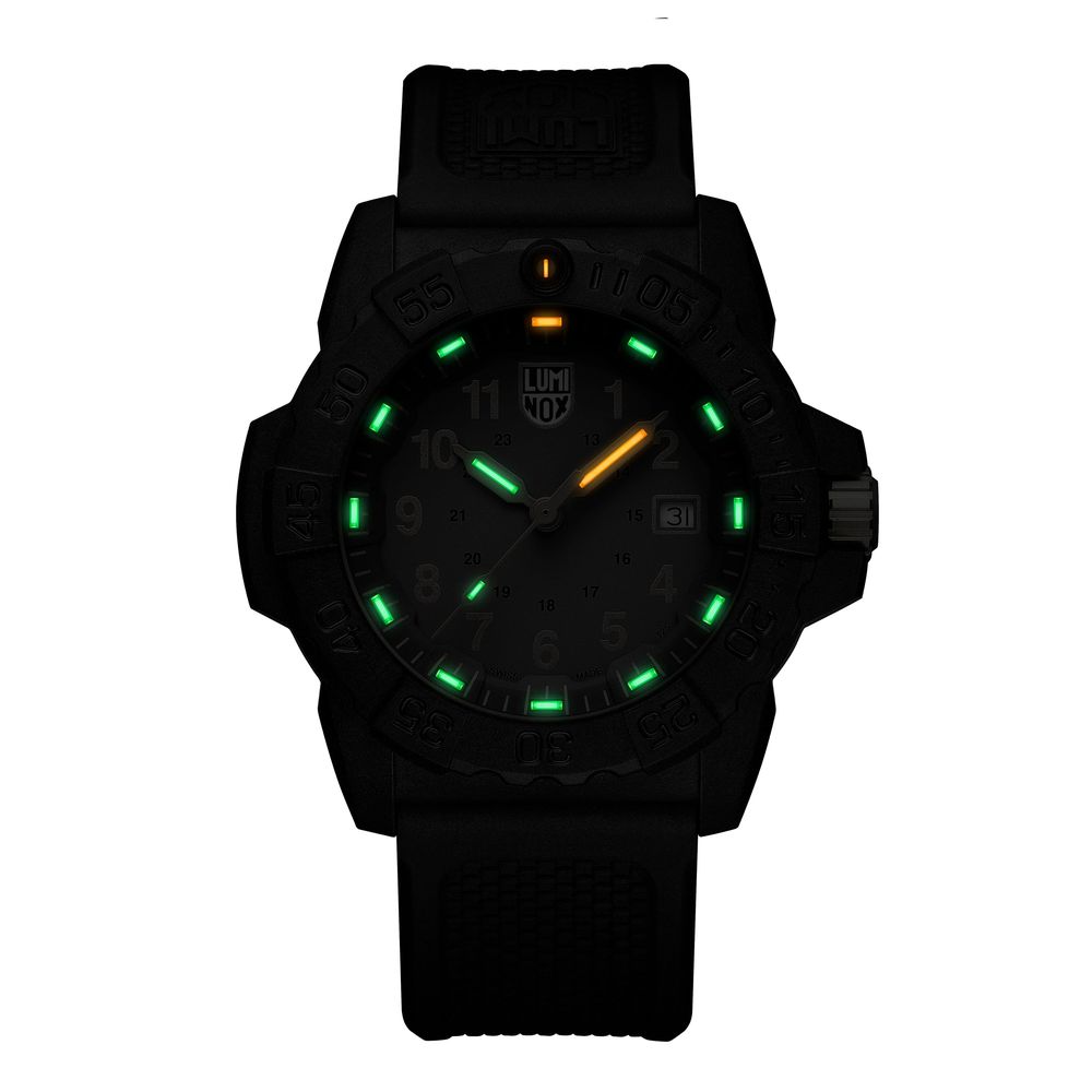 Black Rubber Sport Watch