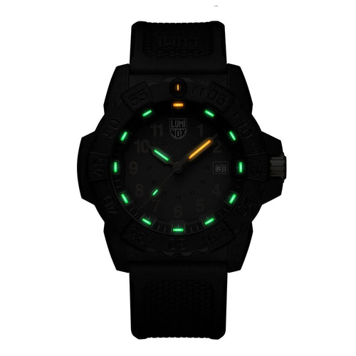 Black Rubber Sport Watch