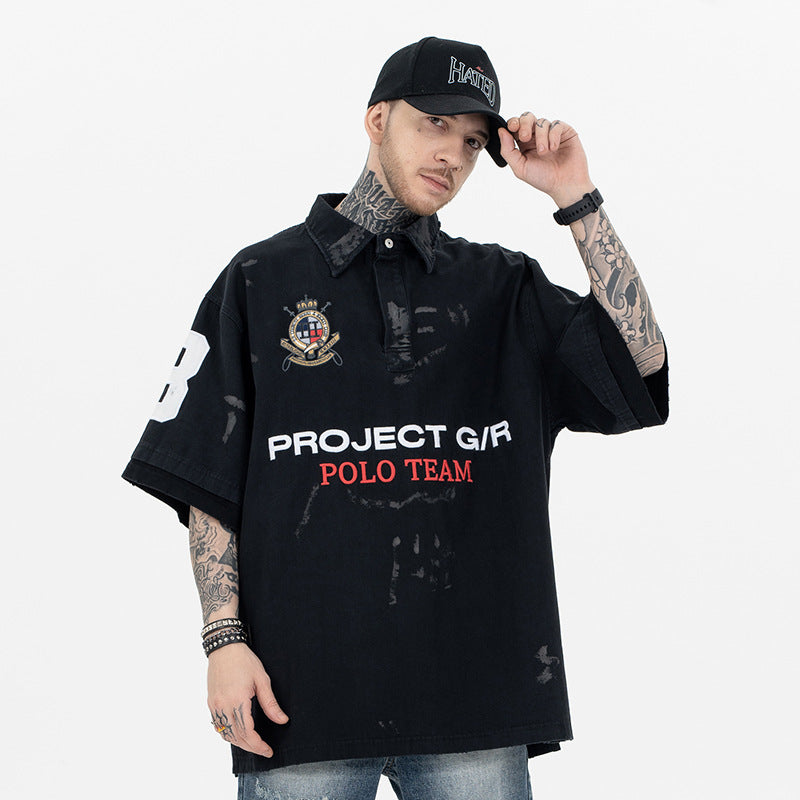 LUXENK© "Badge Game" Polo SHIRT