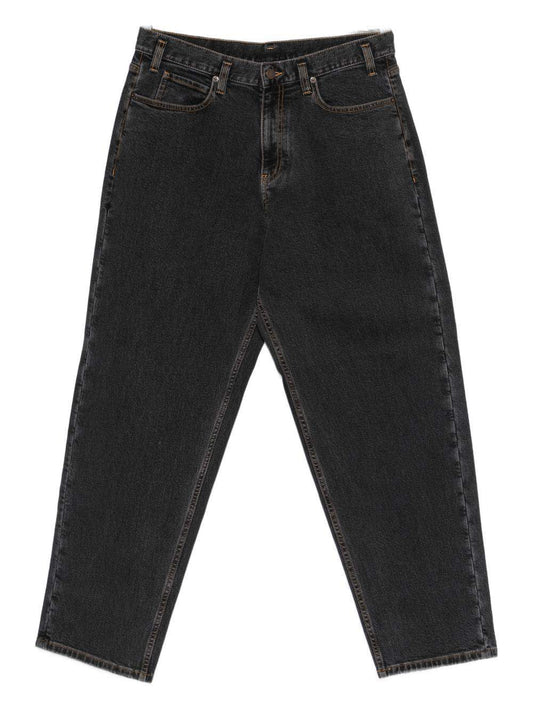 Emporio Armani denim cotton jeans with classic fit and subtle branding, displayed on a neutral background.