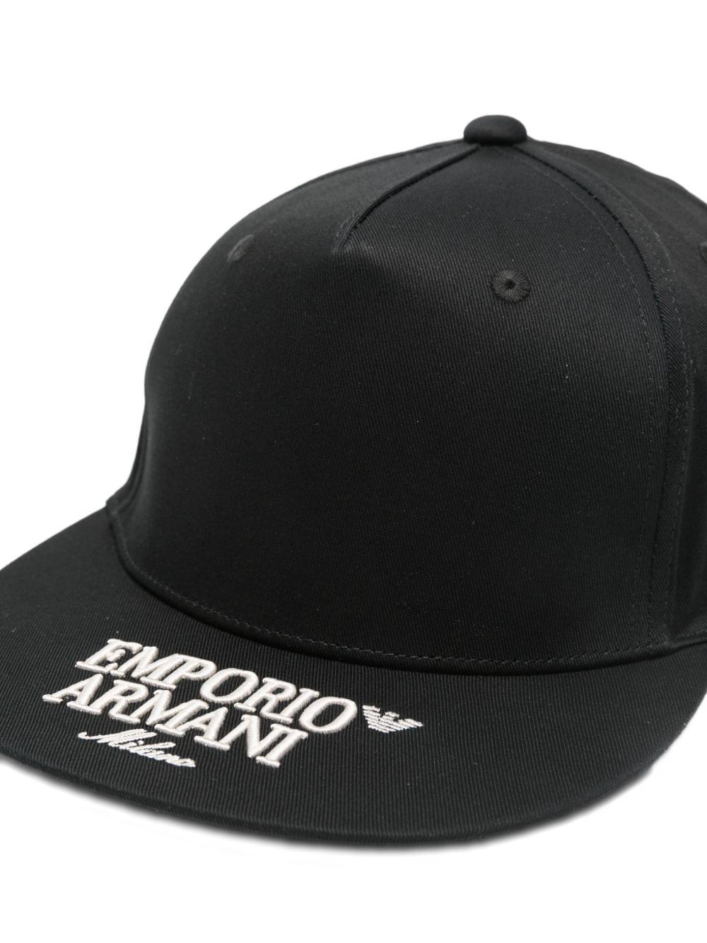 Emporio Armani Logo Patch Baseball Cap Emporio Armani