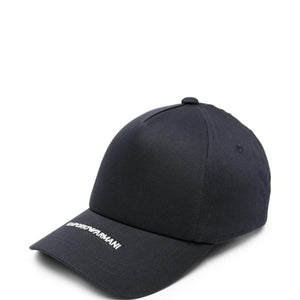 Emporio Armani Canvas Baseball Cap With Embroidered Logo Emporio Armani