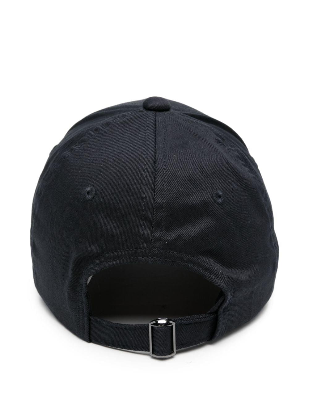 Emporio Armani Canvas Baseball Cap With Embroidered Logo Emporio Armani