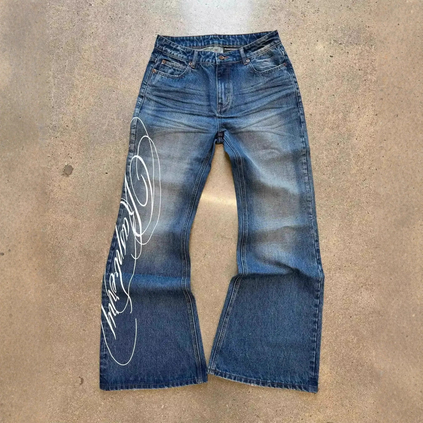 LUXENK© "Street Letter" JEANS