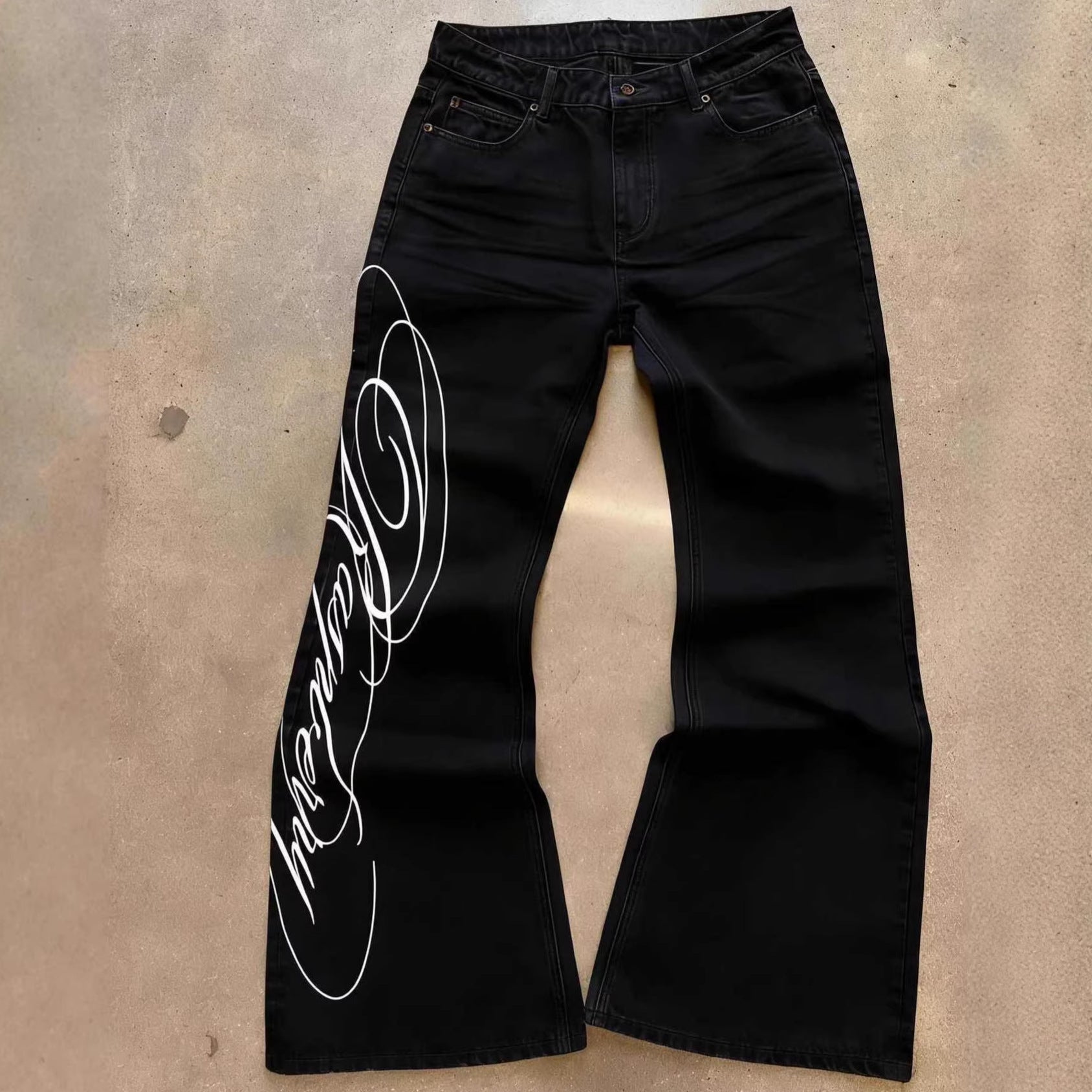 LUXENK© "Street Letter" JEANS