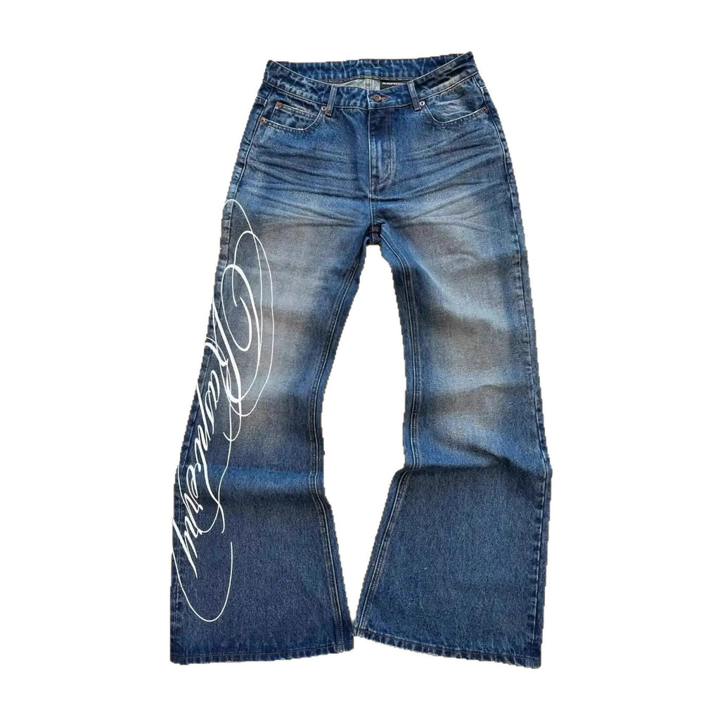 LUXENK© "Street Letter" JEANS