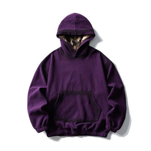 Eprolo men's hooded sweatshirt with front pocket and drawstrings, in a comfortable fit and casual style.
