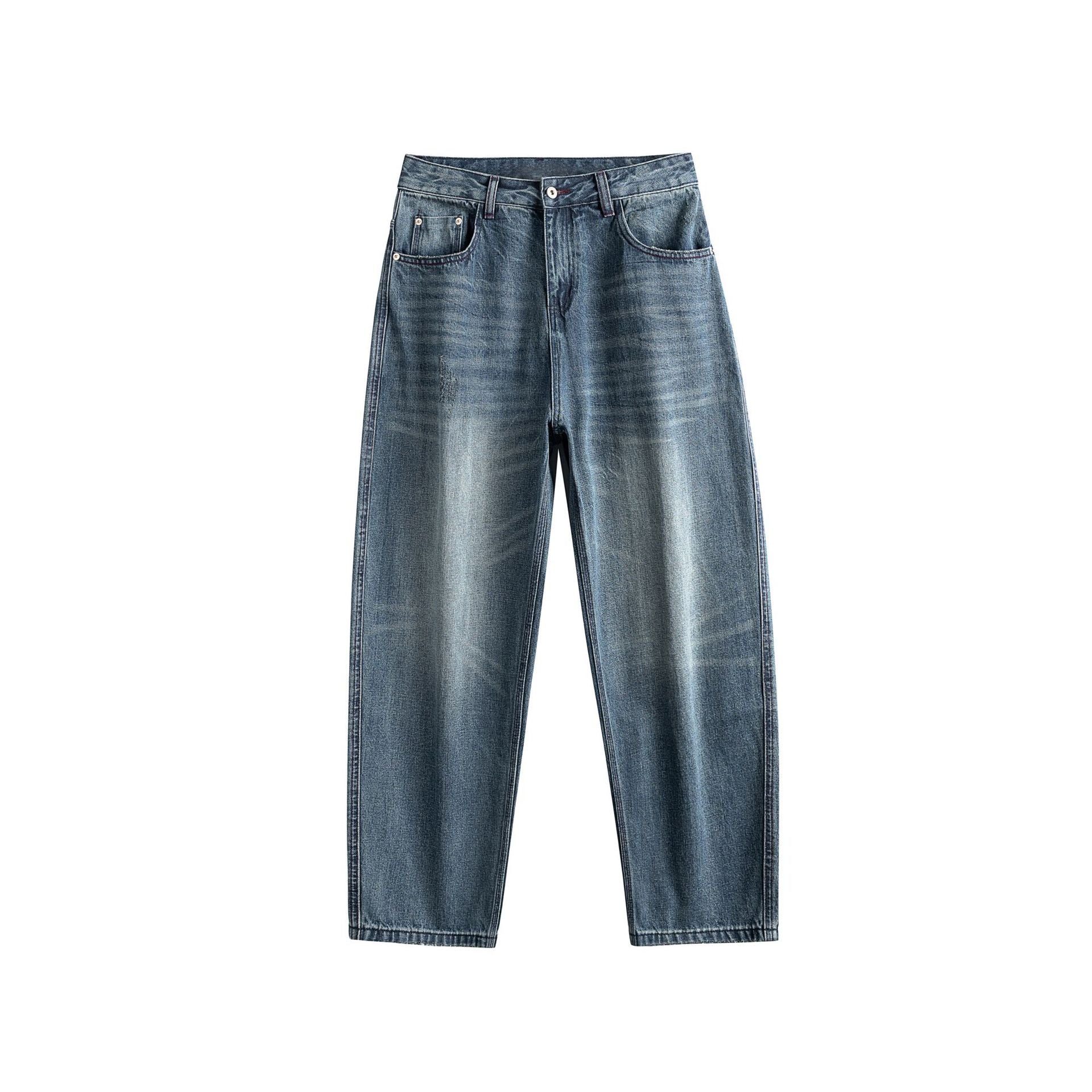 LUXENK© "Washed Straight" JEANS