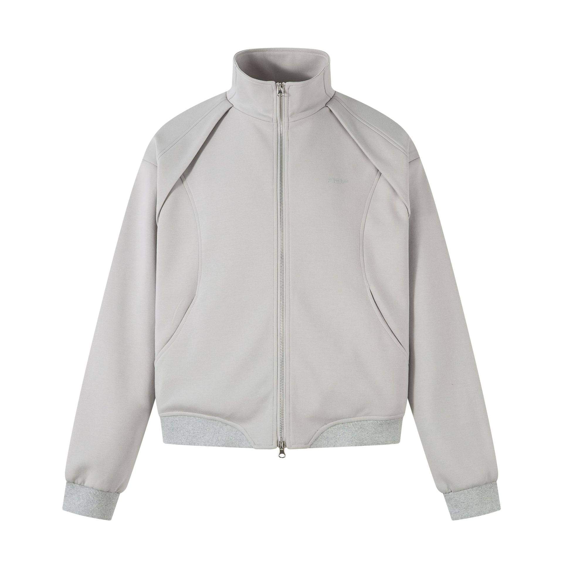 eprolo LUXENK Varsity Club jacket featuring navy and white varsity design with ribbed cuffs and collar