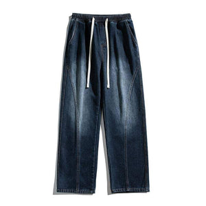 Eprolo Luxenk blue gray wash jeans with classic five-pocket design and slim fit style, displayed on a neutral background.