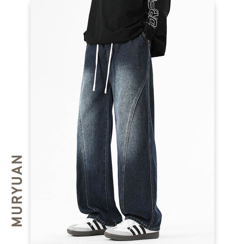 LUXENK© "Blue Gray Wash" JEANS