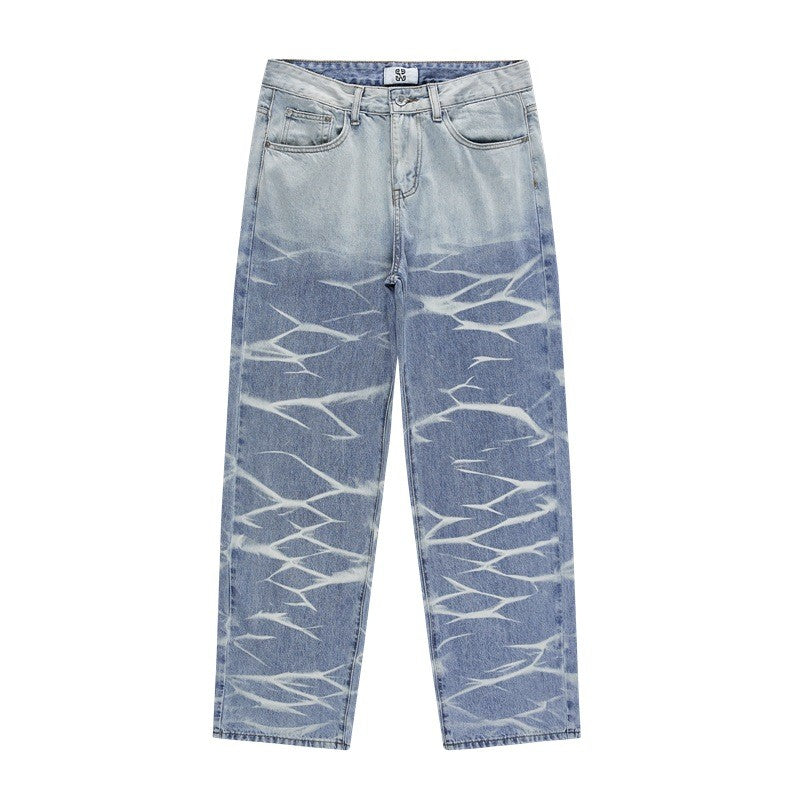 LUXENK© "Lightning Ripped" JEANS