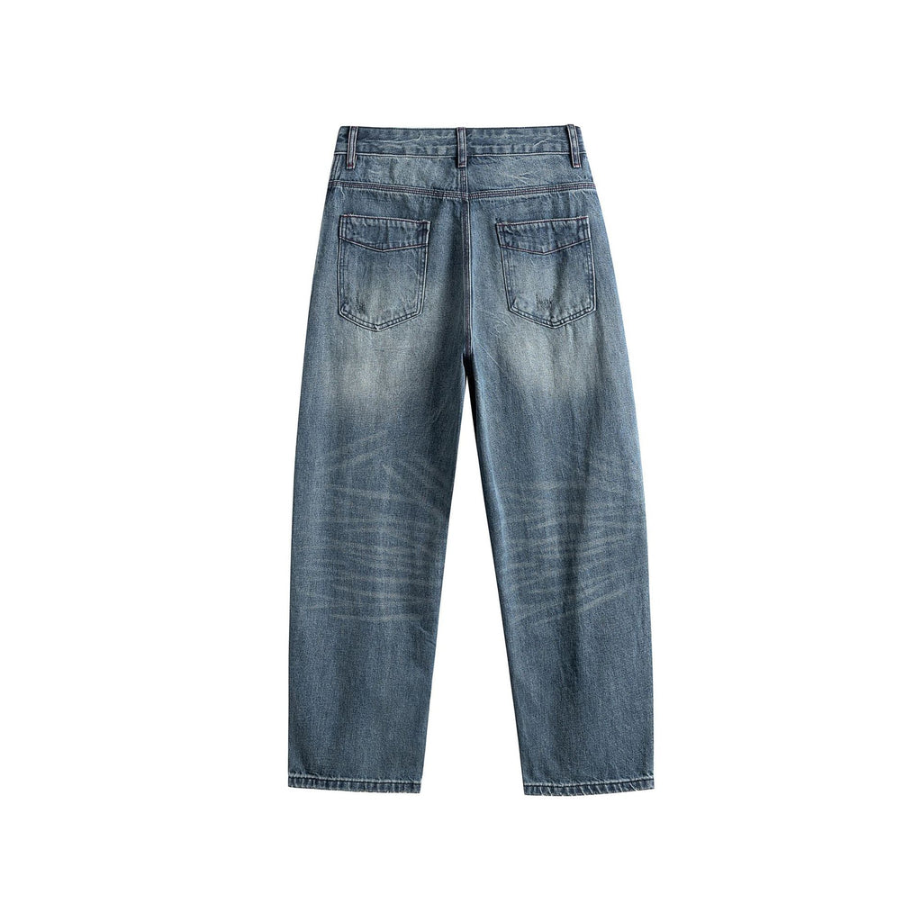 LUXENK© "Washed Straight" JEANS