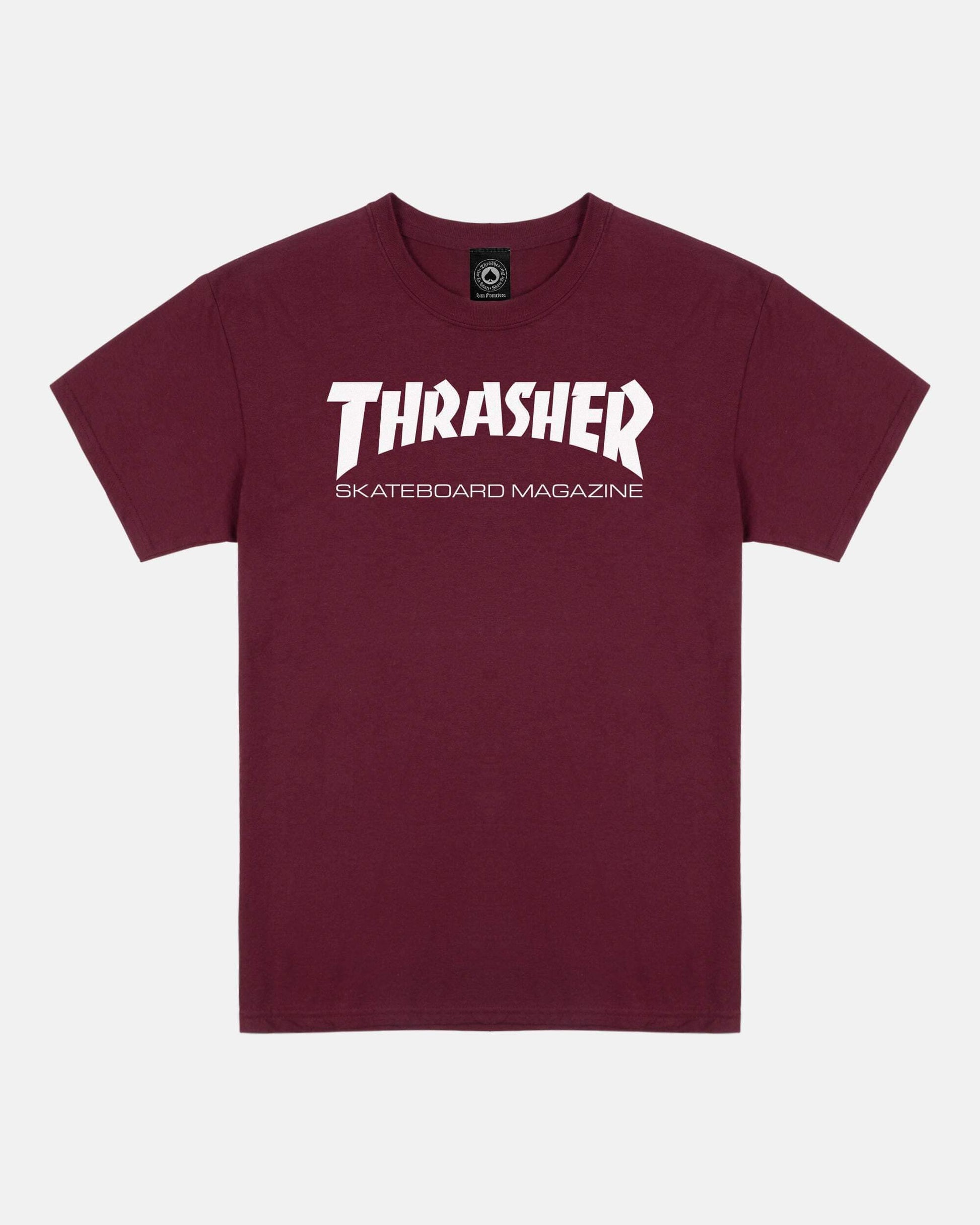 LUXENK Skate Mag T-shirt featuring a graphic print on the front, casual fit, in black fabric, perfect for skateboarding enthusiasts.
