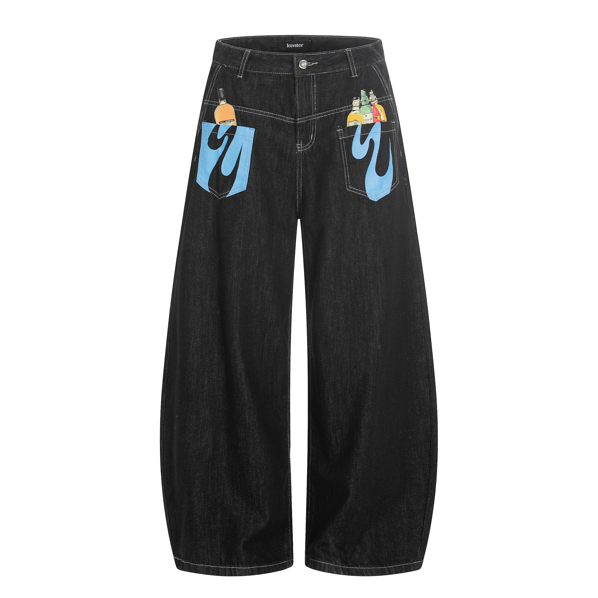LUXENK© "Graffiti Wide" JEANS