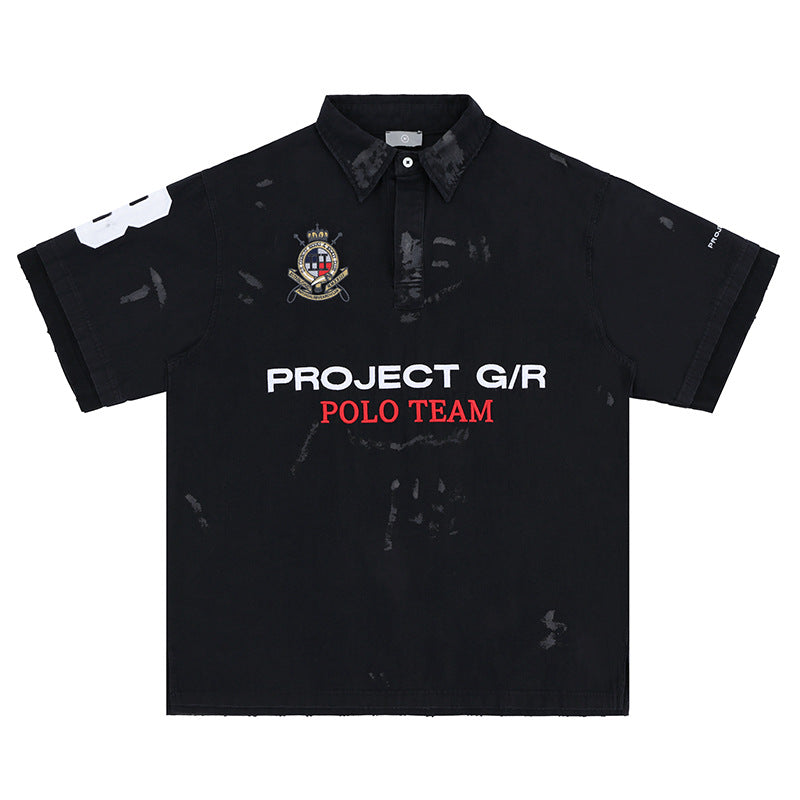 LUXENK© "Badge Game" Polo SHIRT