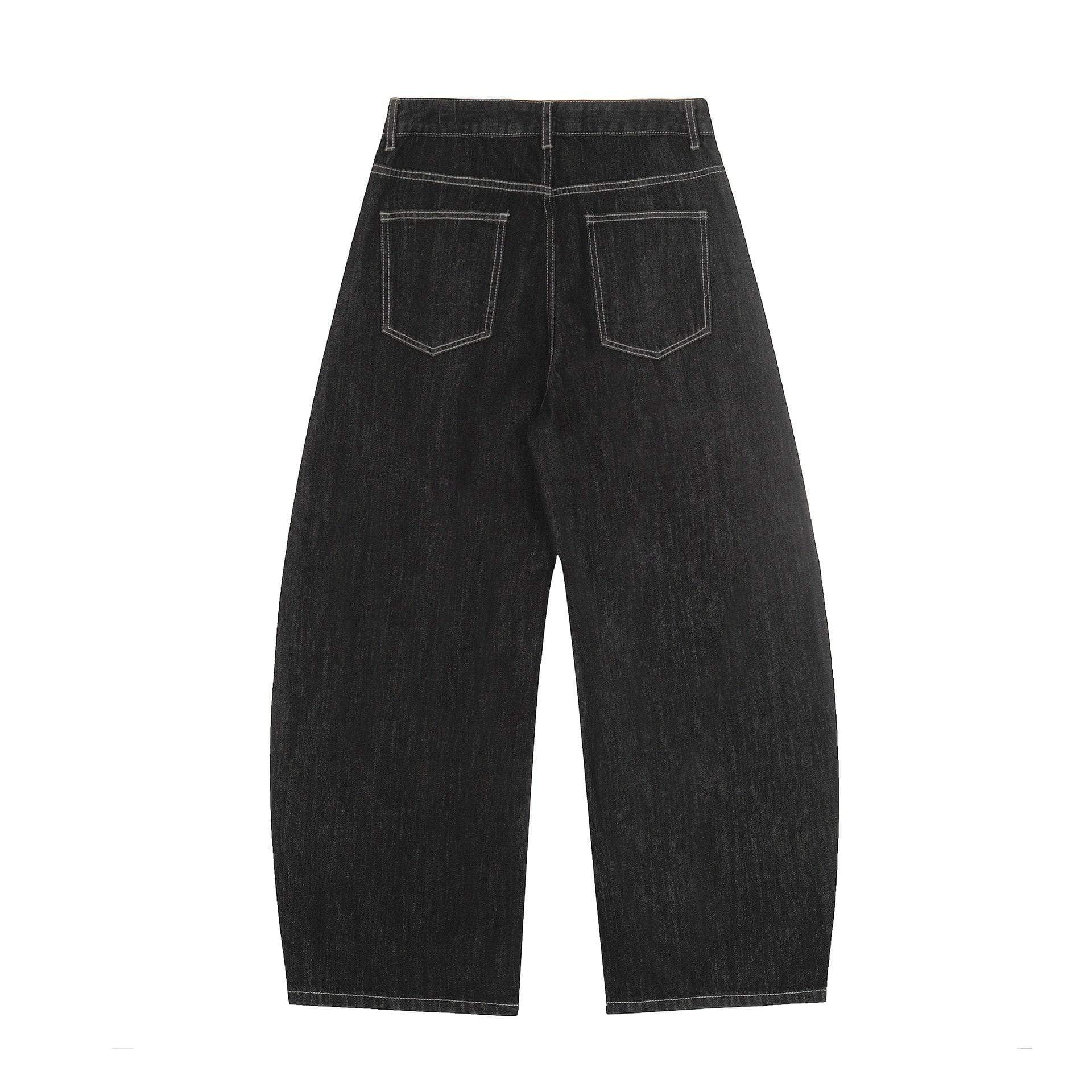 Eprolo LUXENK Graffiti Wide Jeans with colorful graffiti design, relaxed fit, denim fabric, and stylish streetwear look