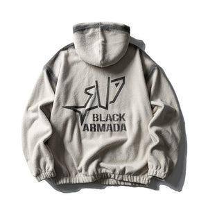 Men's hooded sweatshirt by eprolo featuring a cozy fit, front pocket, and adjustable drawstrings in a casual style.