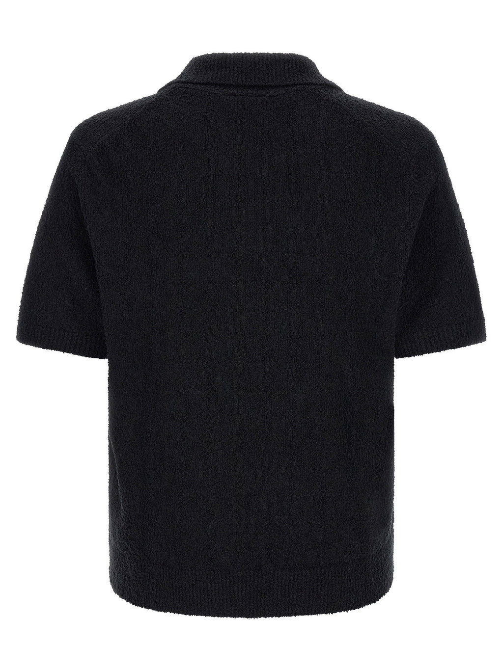 Lacoste Bouclé Knitted Polo Shirt