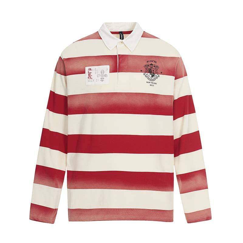 Eprolo LUXENK Graffiti Badge Polo Shirt featuring a colorful graffiti design on a classic polo style.