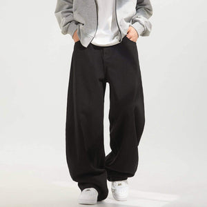 Dark blue LUXENK Easy Fit jeans by eprolo, showing front view with classic five-pocket design and straight leg fit.