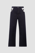 Cow Pocket Denim Jeans-0