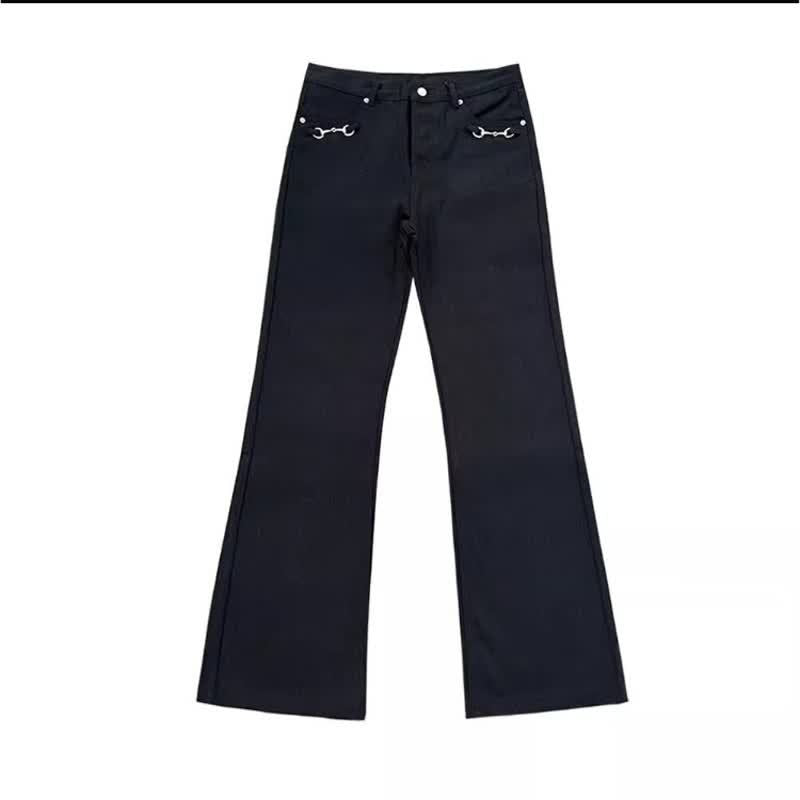 LUXENK© "Black Flare" JEANS