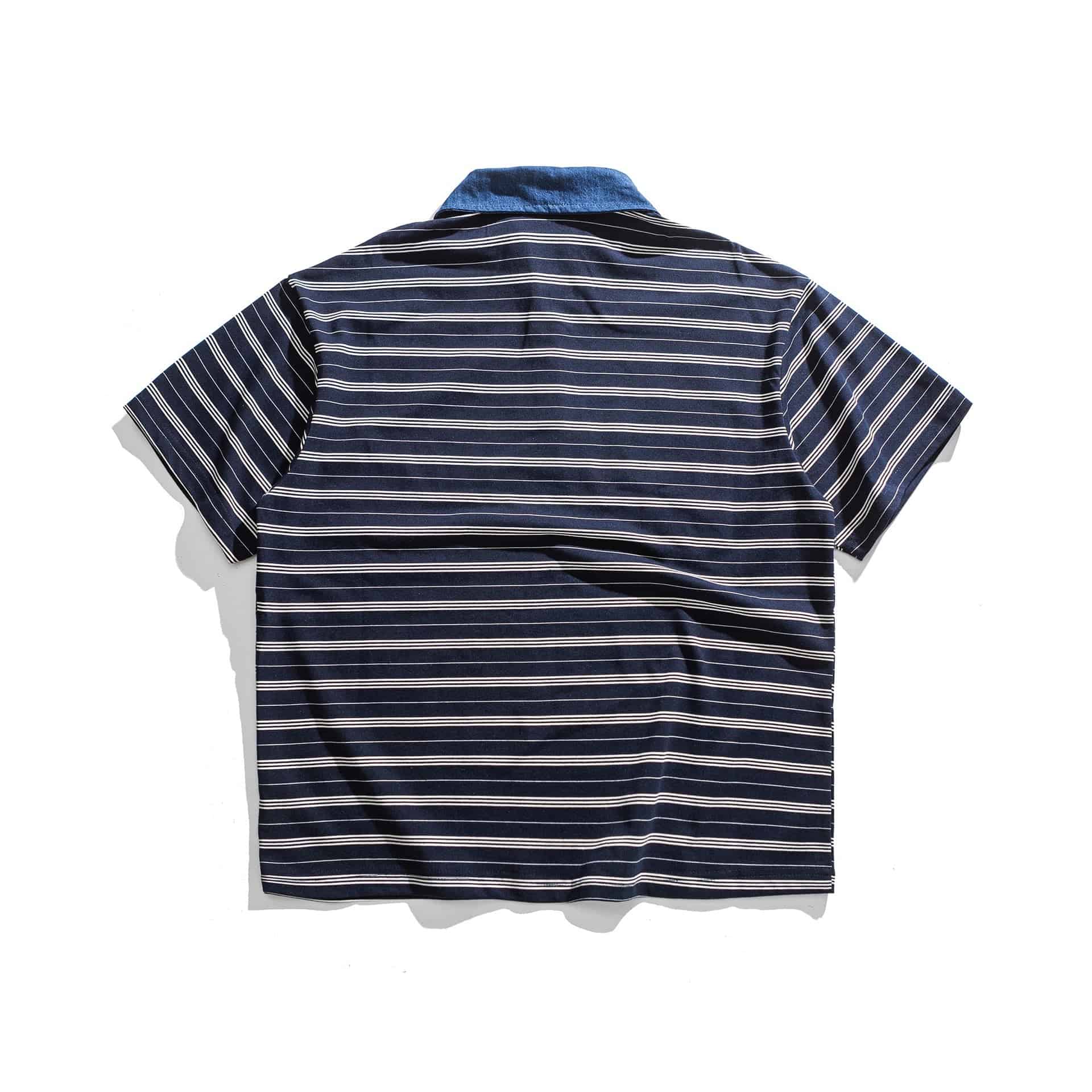Eprolo Luxenk Split Tone Polo Shirt in vibrant colors, featuring a classic collar and short sleeves, displayed flat.
