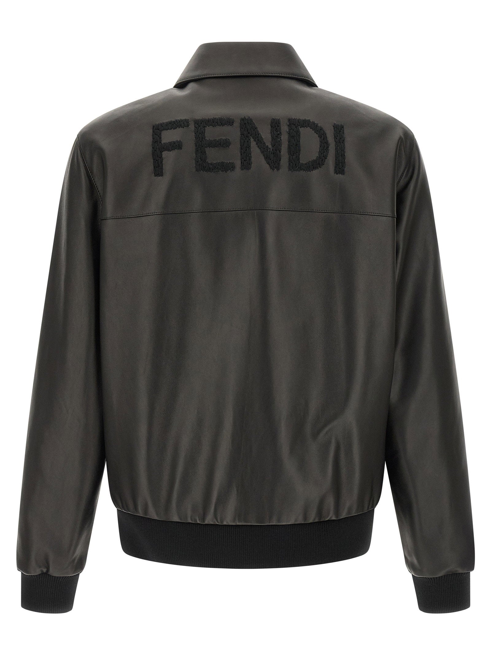 Fendi Leather Blouson Fendi