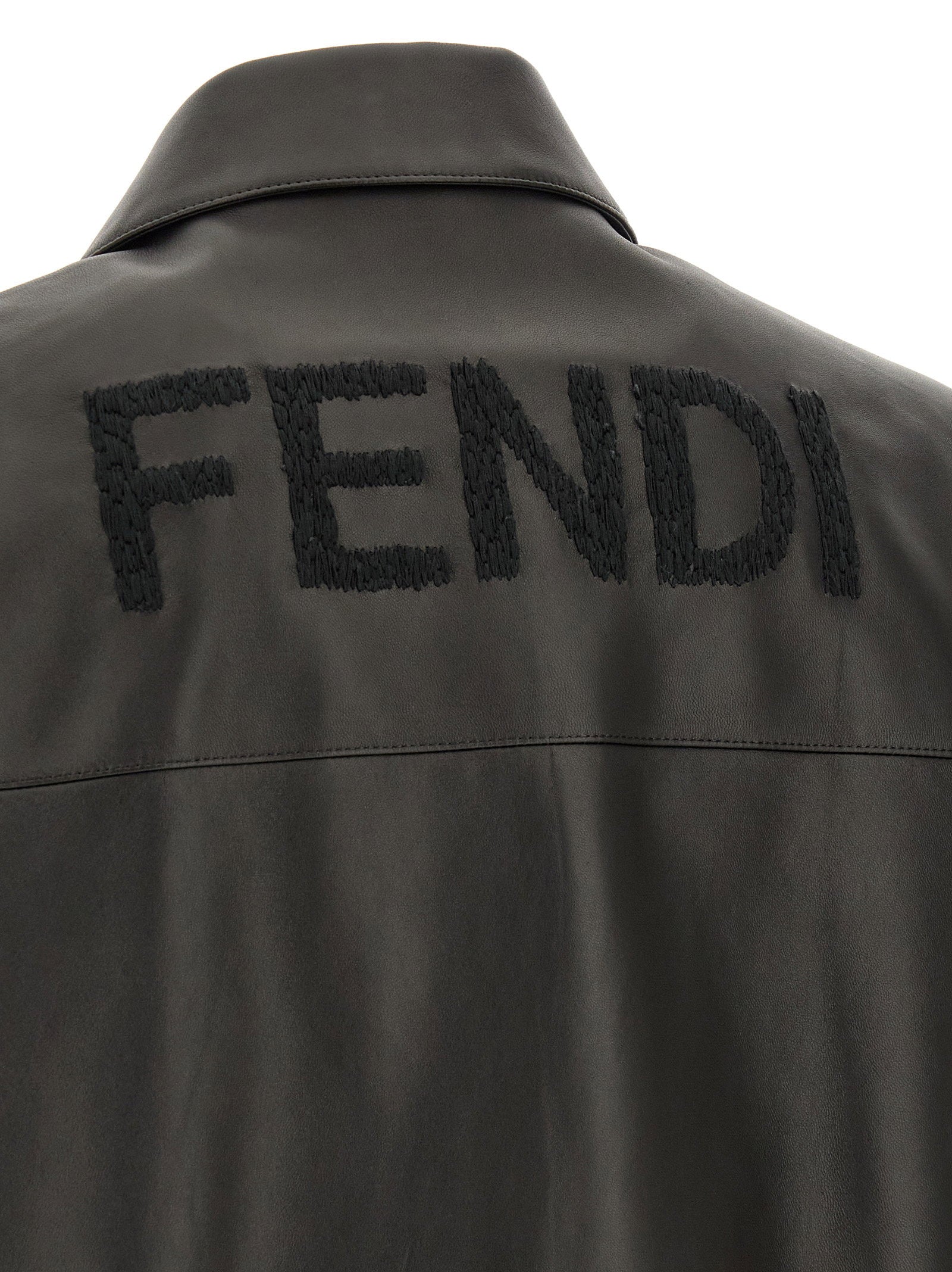 Fendi Leather Blouson Fendi