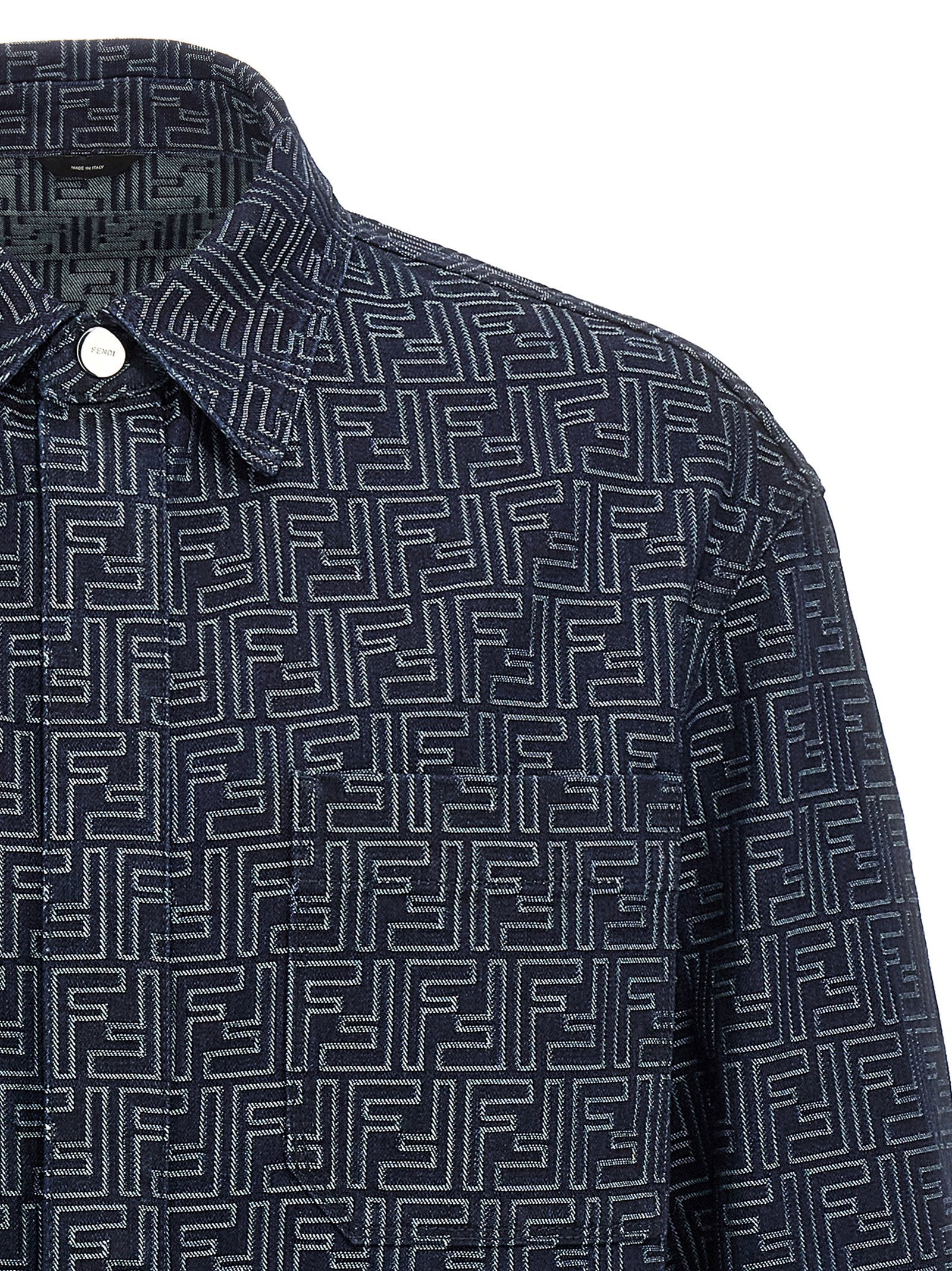 Fendi Overshirt Denim Ff