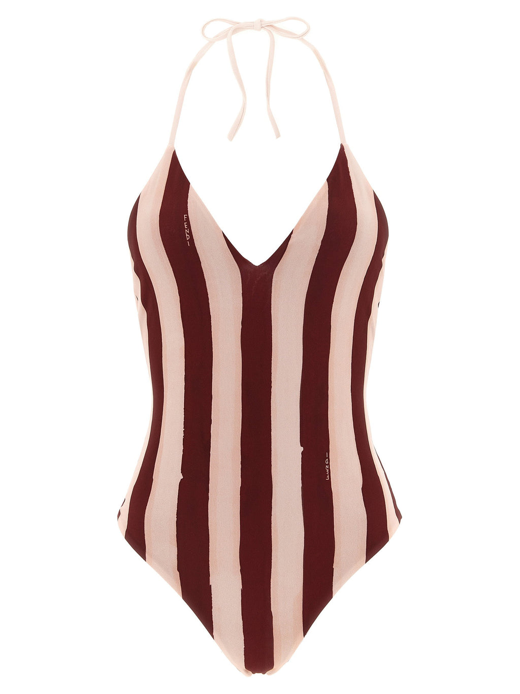 Fendi Pequin One-piece Swimsuit