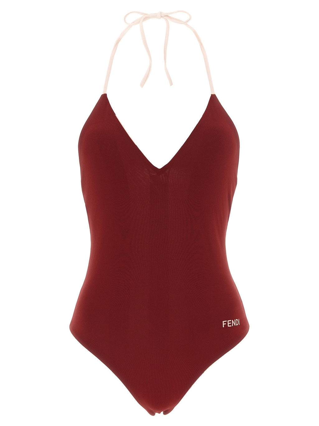 Fendi Pequin One-piece Swimsuit