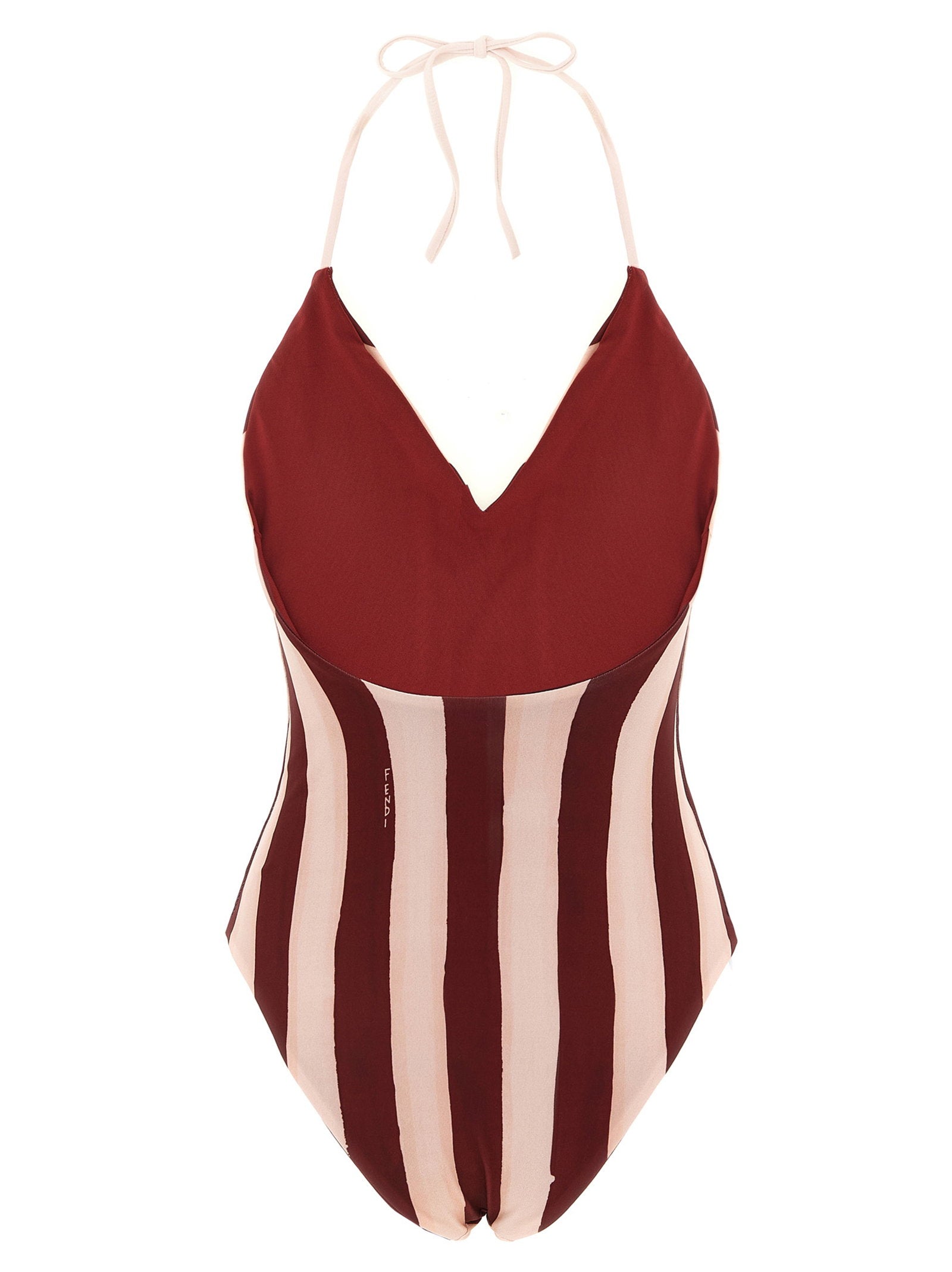 Fendi Pequin One-piece Swimsuit