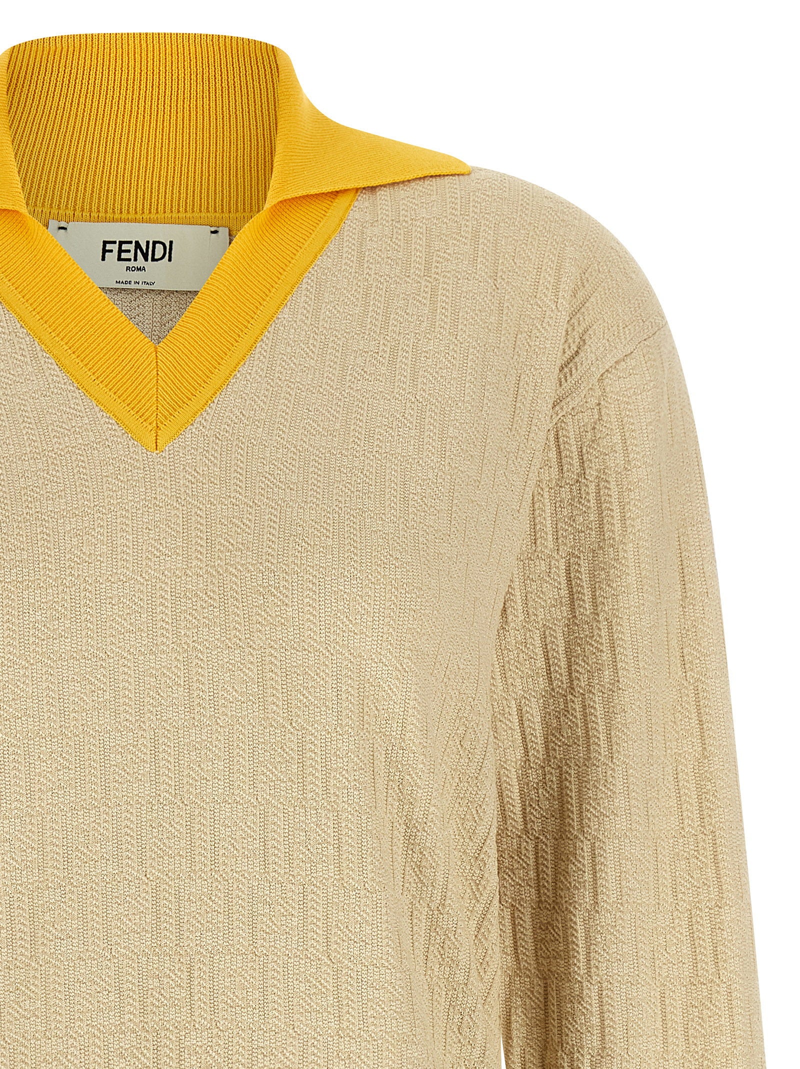 Fendi Ff Jacquard Sweater
