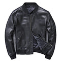 Khal Mens Genuine Leather MA-1 Jacket-0