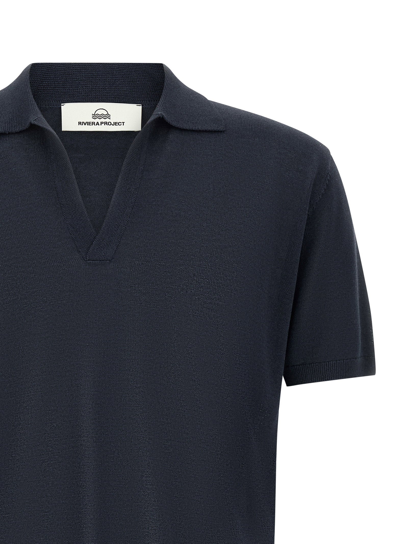 Riviera Project Open Collar Polo Shirt