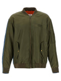 Mm6 Maison Margiela Bimaterial Bomber Jacket