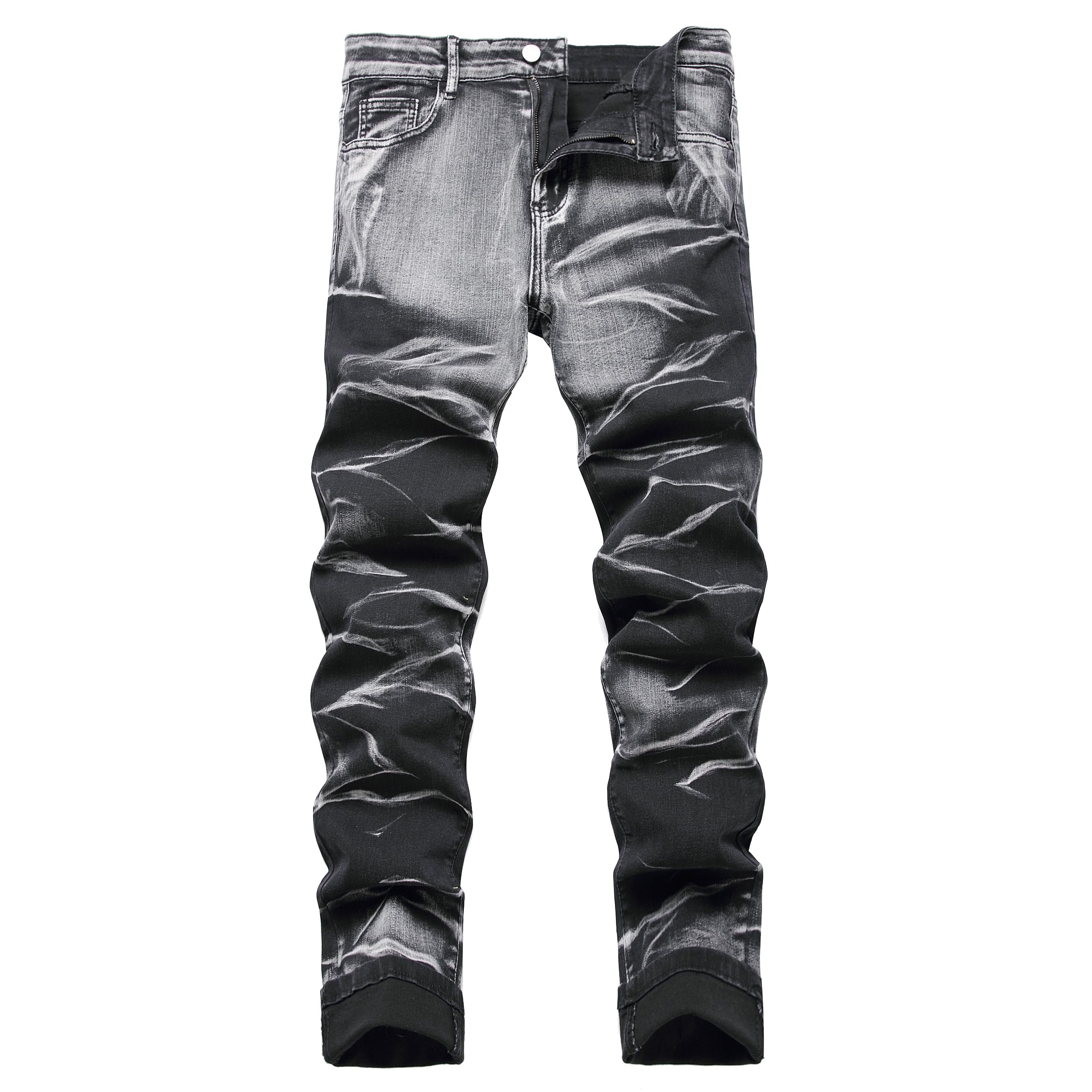 LUXENK© "Ripped Slim Stretch" JEANS