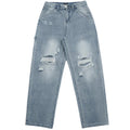 Men's Ripped Casual Straight Leg Loose Jeans