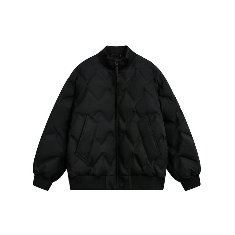 Gray LUXENK White Void Jacket by eprolo, shown with a front view, featuring a sleek design and modern styling.