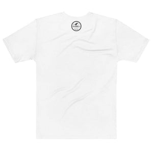 LUXENK Gianneli Colours men's T-shirt in vibrant color, casual fit, with short sleeves and crew neckline, laid flat.