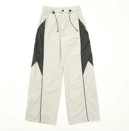 Light apricot LUXENK Wide Leg Relaxed Sweatpants with a comfortable fit and soft fabric, perfect for casual wear.
