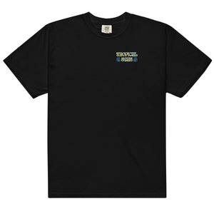 Black LUXENK "Save Our Oceans" T-shirt in 3XL with ocean-themed design, showcasing sustainable fashion.