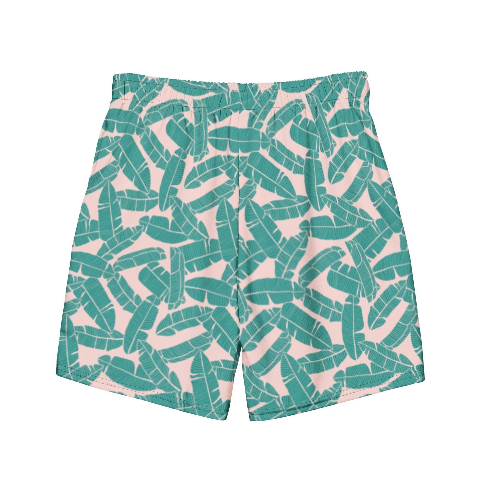 LUXENK Hawaiian Sunset shorts with vibrant tropical print, casual fit, and comfortable fabric, ideal for summer wear.