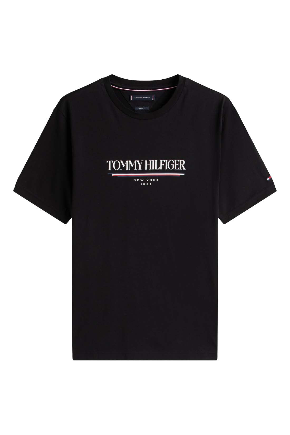 TOMMY HILFIGER - T-shirt uomo con logo  - Taglia L-0