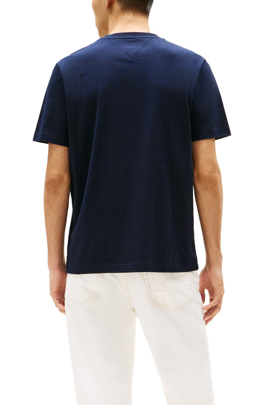 TOMMY HILFIGER - T-shirt uomo con logo  - Taglia L-5