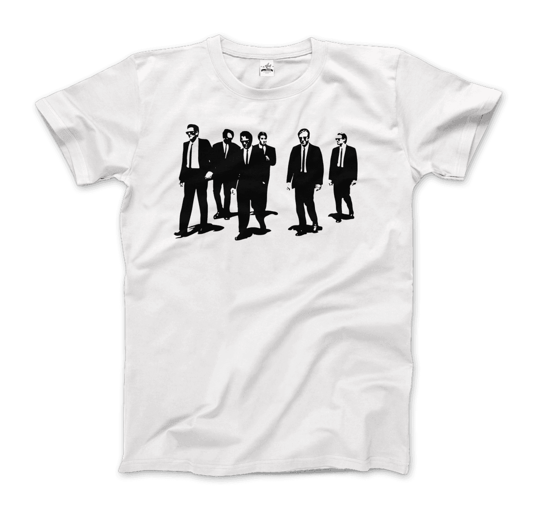 Reservoir Dogs t-shirt by Art-O-Rama Shop featuring a classic cinema cult film design with bold graphics.