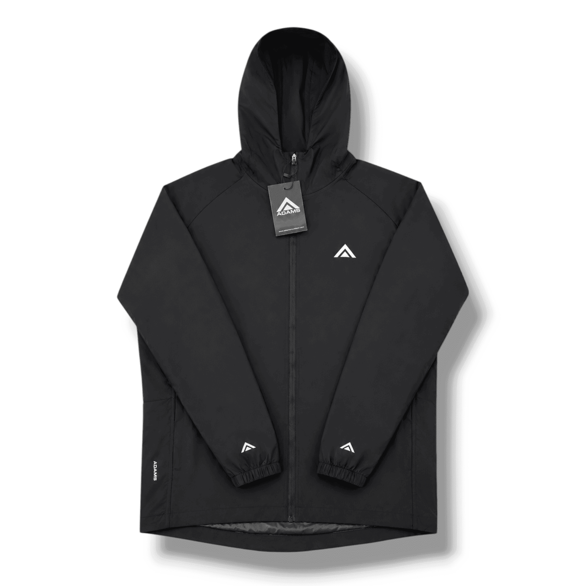 AdamsFootwear USA sauna jackets displayed on a hanger, showcasing lightweight, comfortable fabric and casual style.